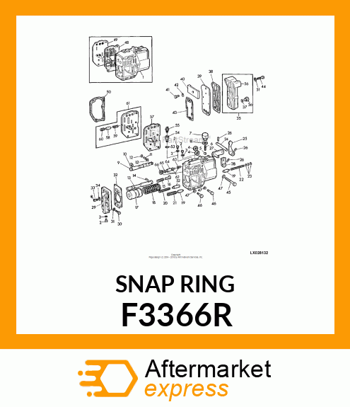 SNAP RING, RETAINING F3366R