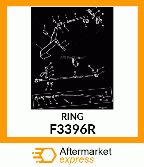 RING,RETAINING F3396R