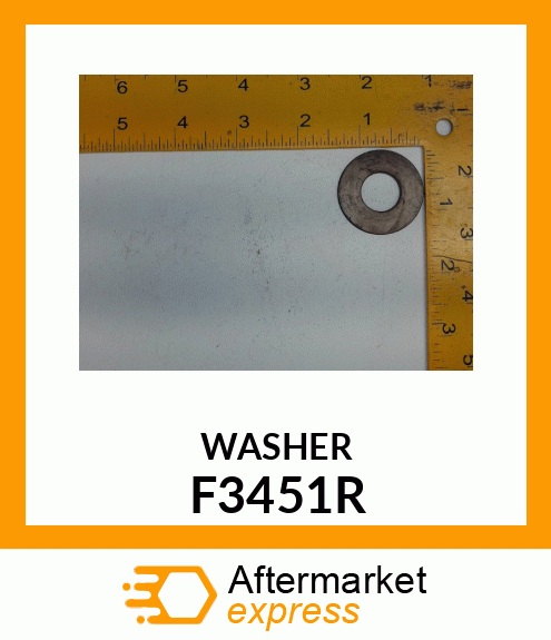 WASHER,THRUST F3451R