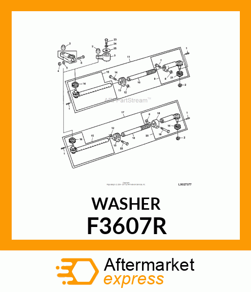 WASHER, SPECIAL F3607R