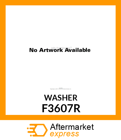 WASHER, SPECIAL F3607R