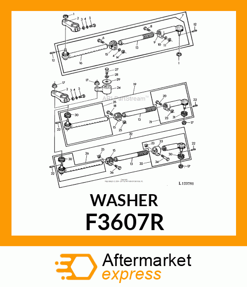 WASHER, SPECIAL F3607R