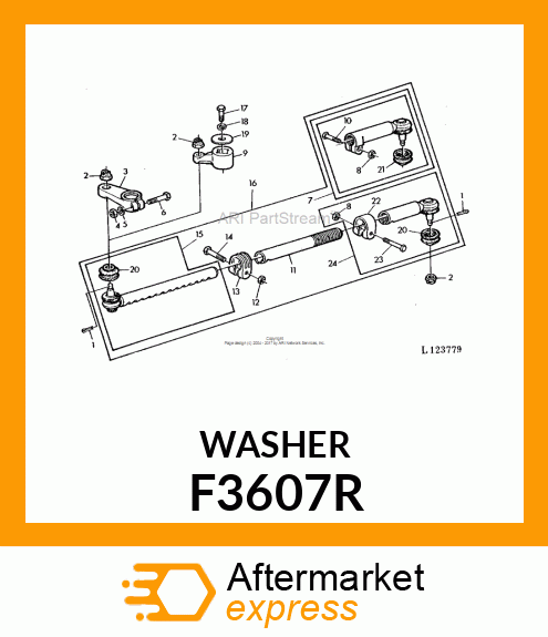 WASHER, SPECIAL F3607R