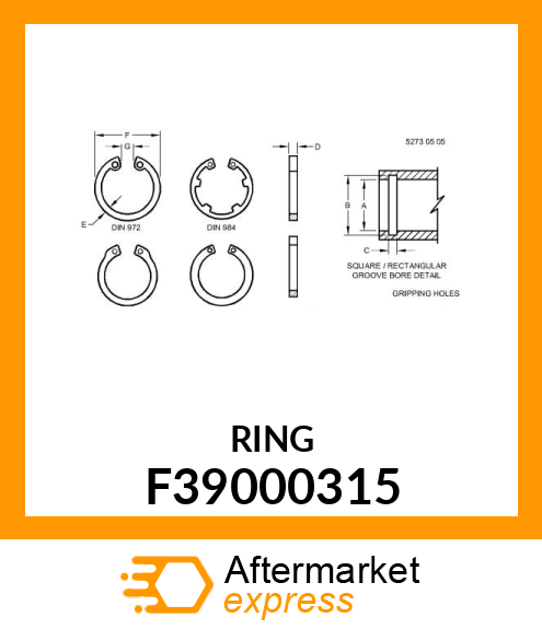 SNAP RING F39000315