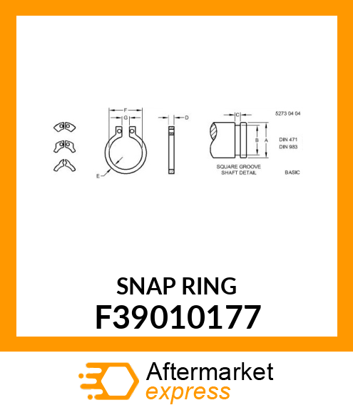 SNAP RING F39010177