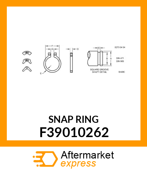 SNAP RING F39010262