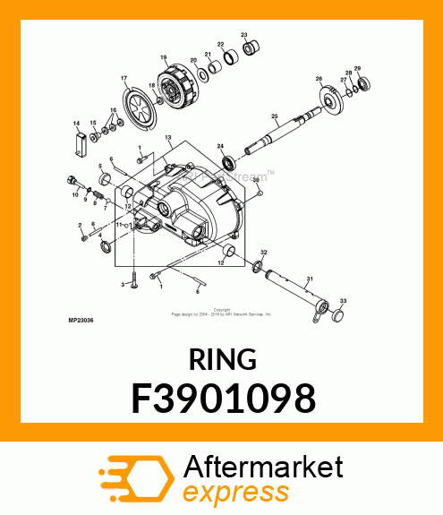 SNAP RING,EXTERNAL F3901098