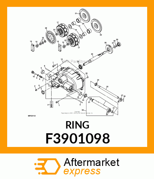 SNAP RING,EXTERNAL F3901098