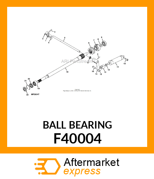 BALL BEARING F40004