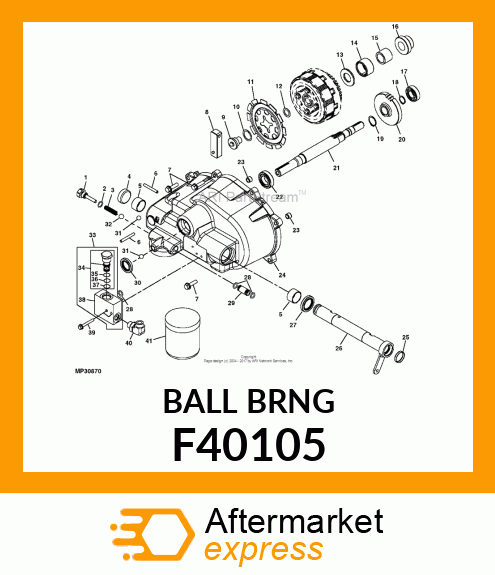 BALL BEARING F40105