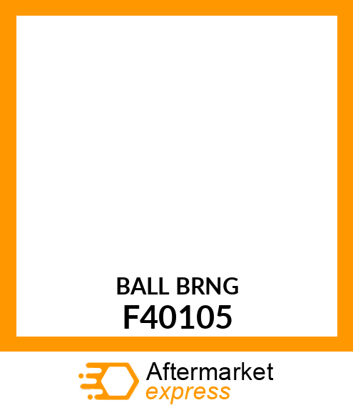 BALL BEARING F40105