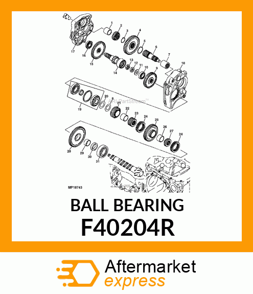 BALL BEARING F40204R