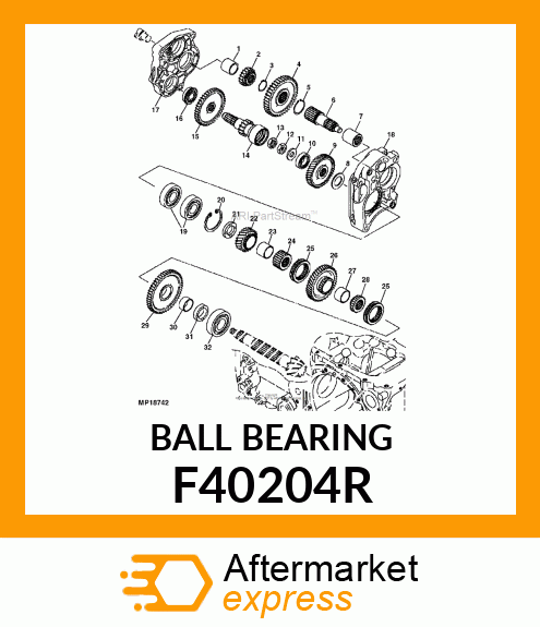 BALL BEARING F40204R