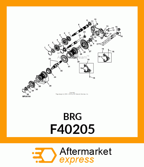 BALL BEARING F40205