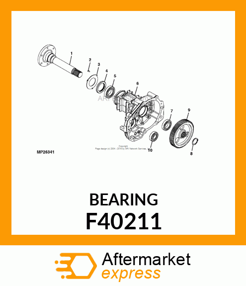 BALL BEARING, F40211