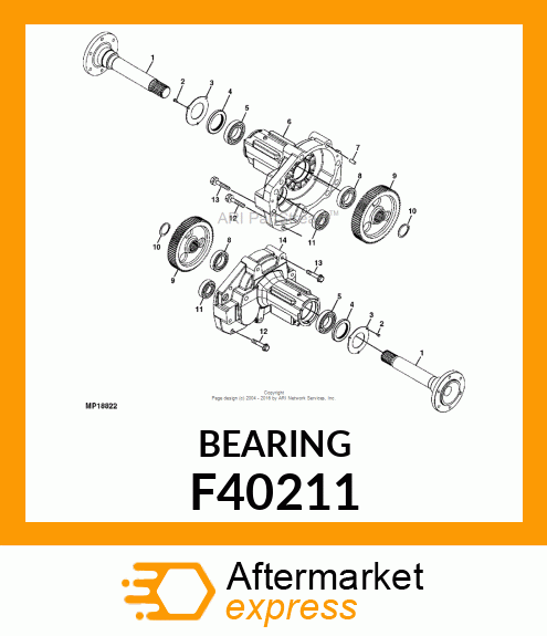 BALL BEARING, F40211