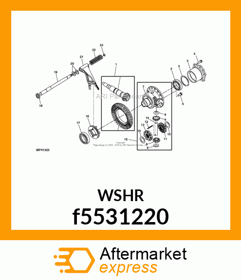 THRUST BEARING RACE f5531220