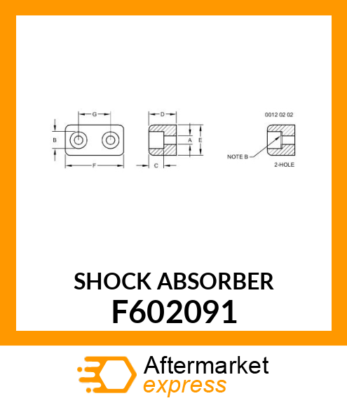 SHOCK ABSORBER F602091