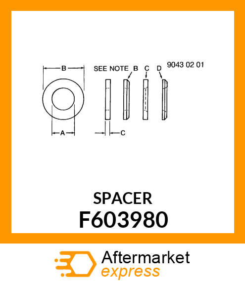 SPACER F603980