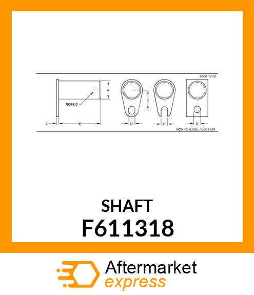 SHAFT F611318