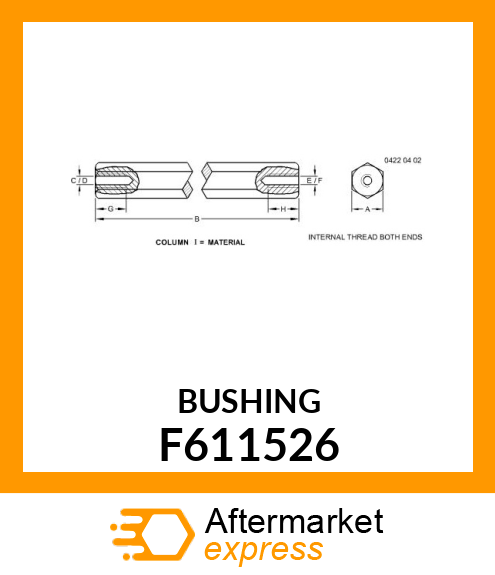 BUSHING F611526