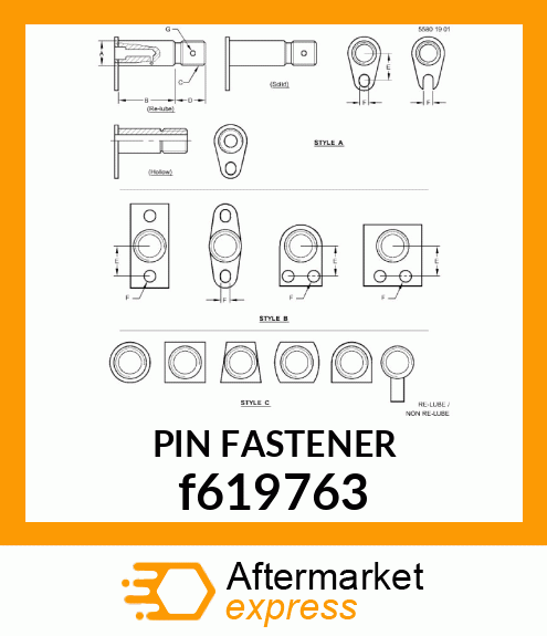 PIN FASTENER f619763