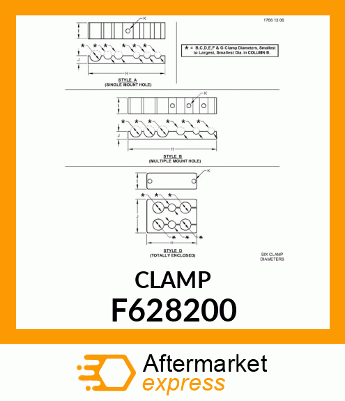 CLAMP F628200