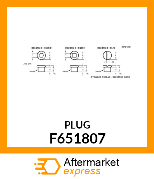 PLUG F651807