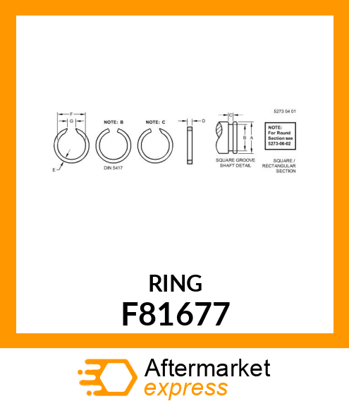 SNAP RING F81677