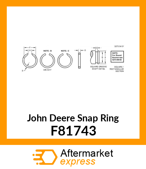 SNAP RING F81743