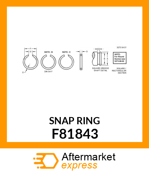 SNAP RING F81843