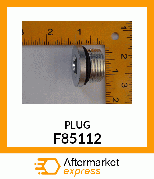 DRAIN PLUG, HEX SOC F85112