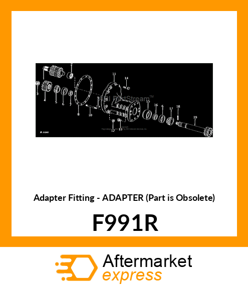 Adapter Fitting - ADAPTER (Part is Obsolete) F991R