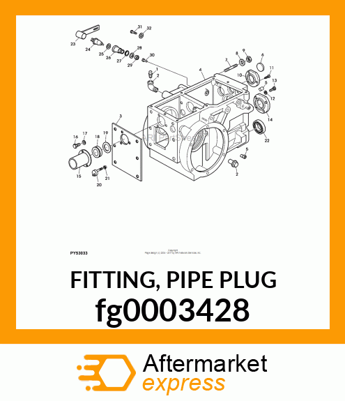 FITTING, PIPE PLUG fg0003428