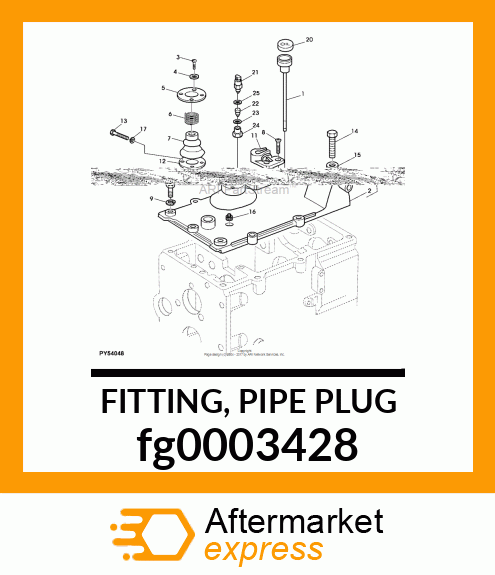 FITTING, PIPE PLUG fg0003428