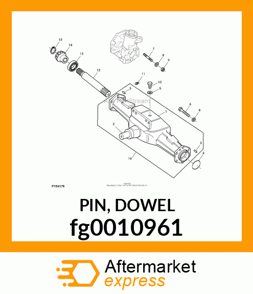 PIN, DOWEL fg0010961