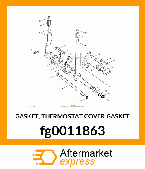 GASKET, THERMOSTAT COVER GASKET fg0011863