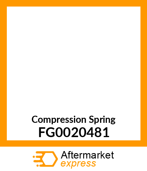 Compression Spring FG0020481