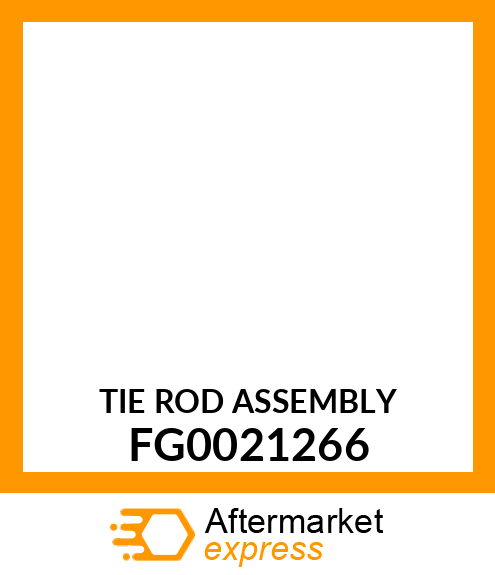 TIE ROD ASSEMBLY FG0021266