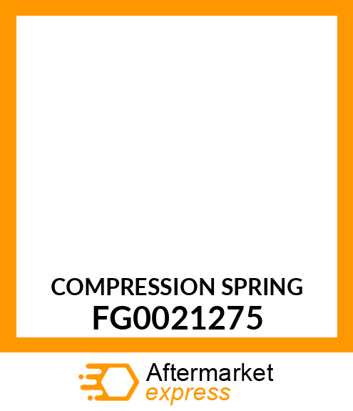 COMPRESSION SPRING FG0021275