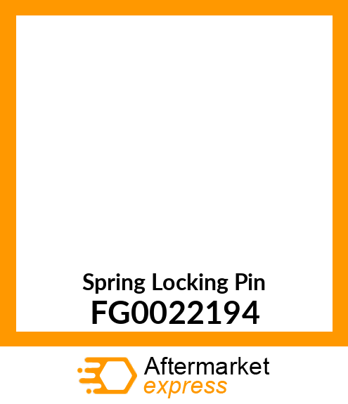 Spring Locking Pin FG0022194