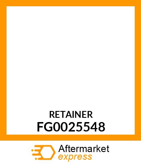 RETAINER FG0025548