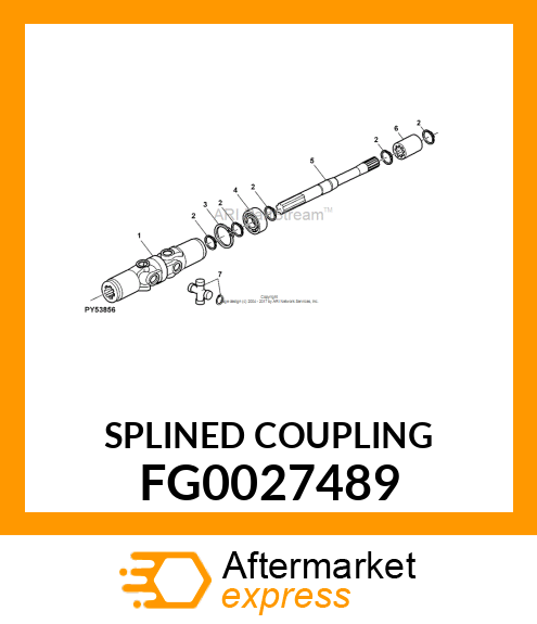 SPLINED COUPLING FG0027489