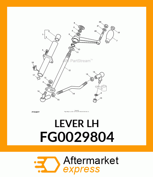 LEVER LH FG0029804