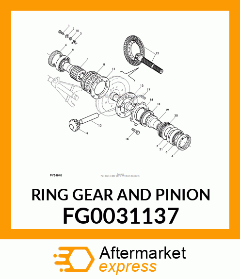 RING GEAR AND PINION FG0031137