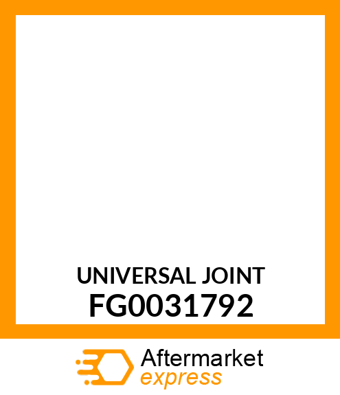 UNIVERSAL JOINT FG0031792