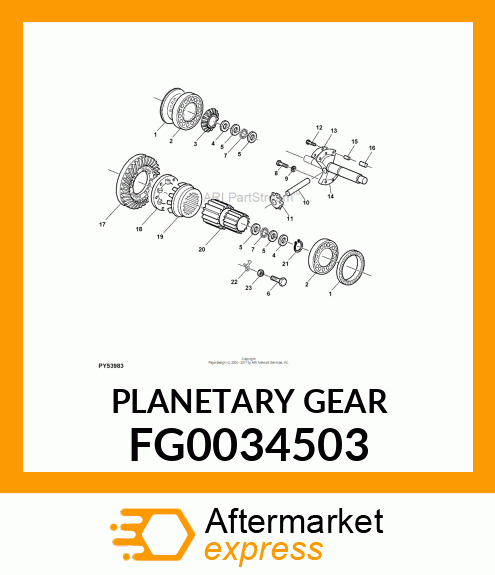 PLANETARY GEAR FG0034503