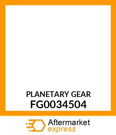 PLANETARY GEAR FG0034504