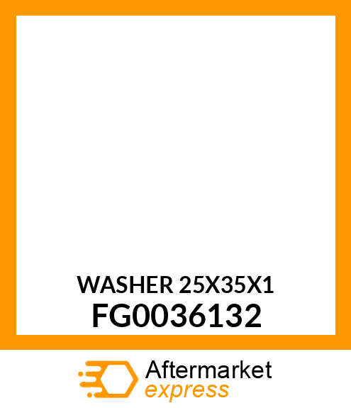 WASHER 25X35X1 FG0036132