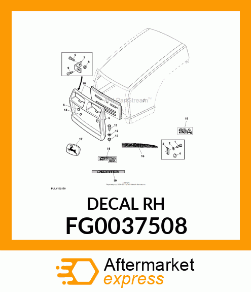 DECAL RH FG0037508